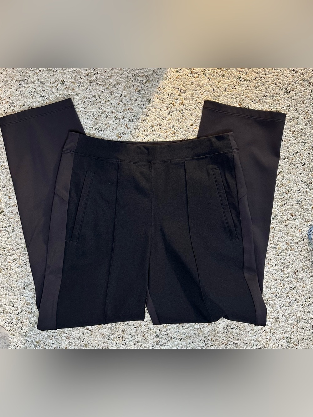 Athleta Hybrid Headliner Black Straight Leg Pants size 8 - Picture 5 of 6